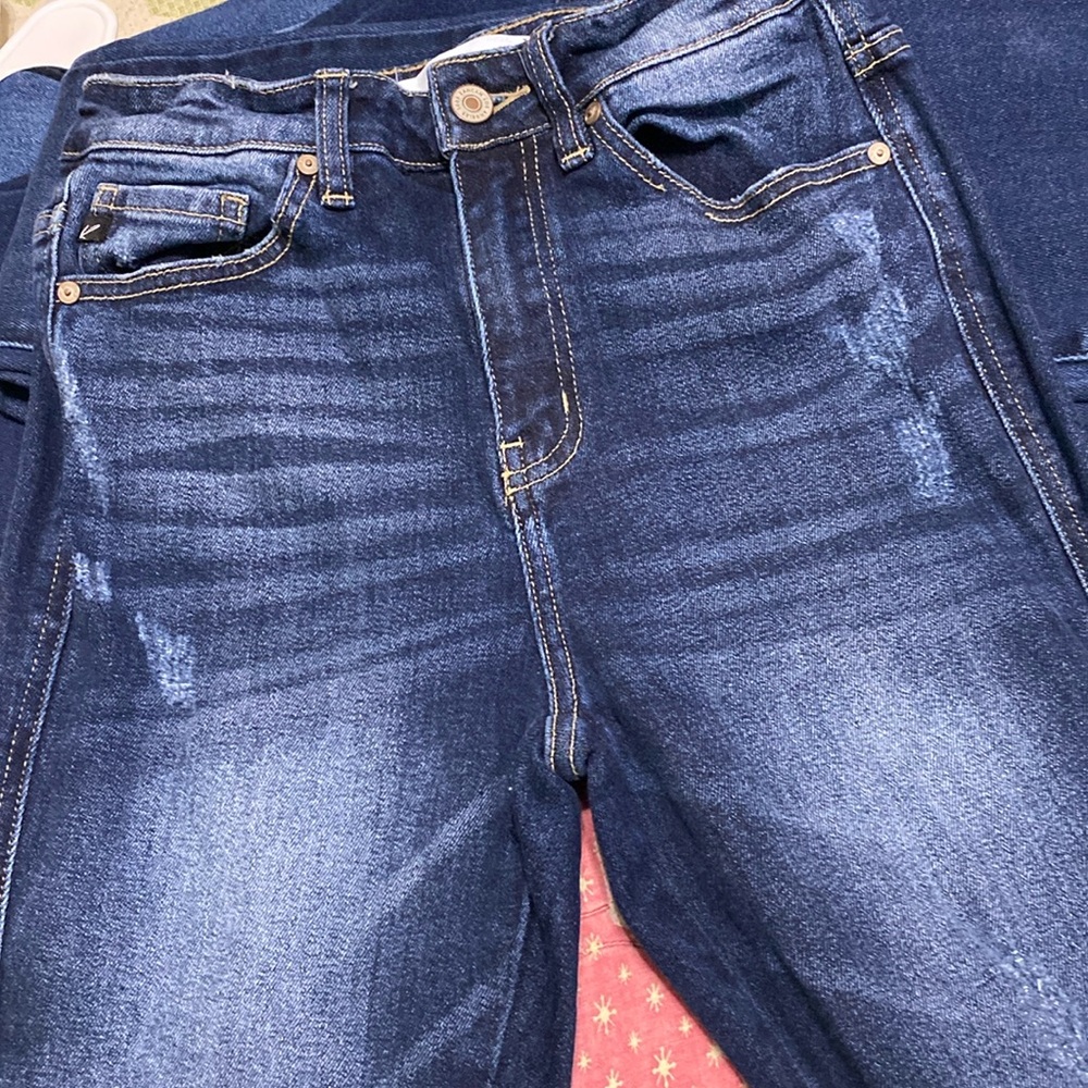 Kancan high waisted boot cut jeans